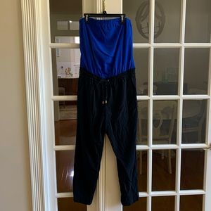 Tube top, cropped jump suit